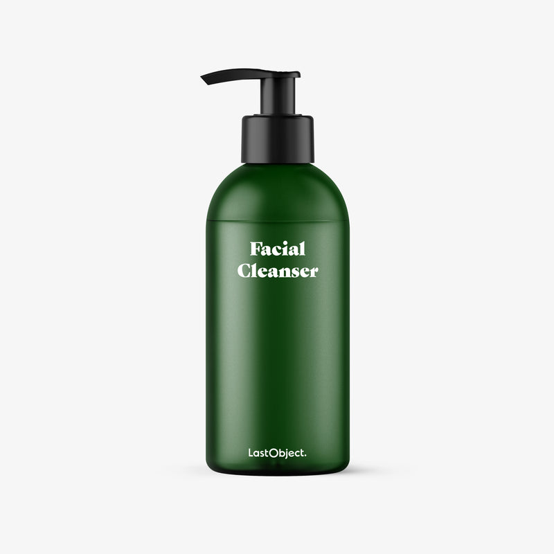 Facial cleanser bottle